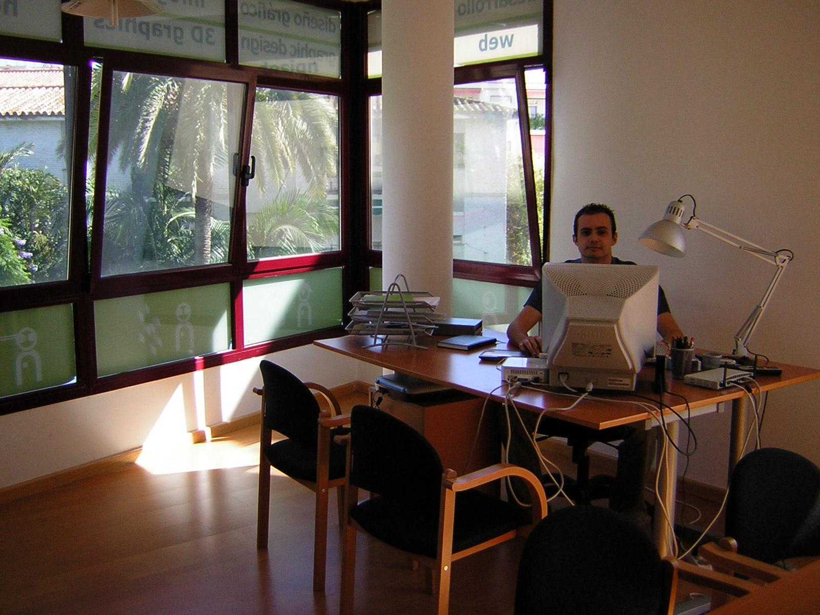 FJNavarro Design Studio in Estepona, Fran's first own office at age 23