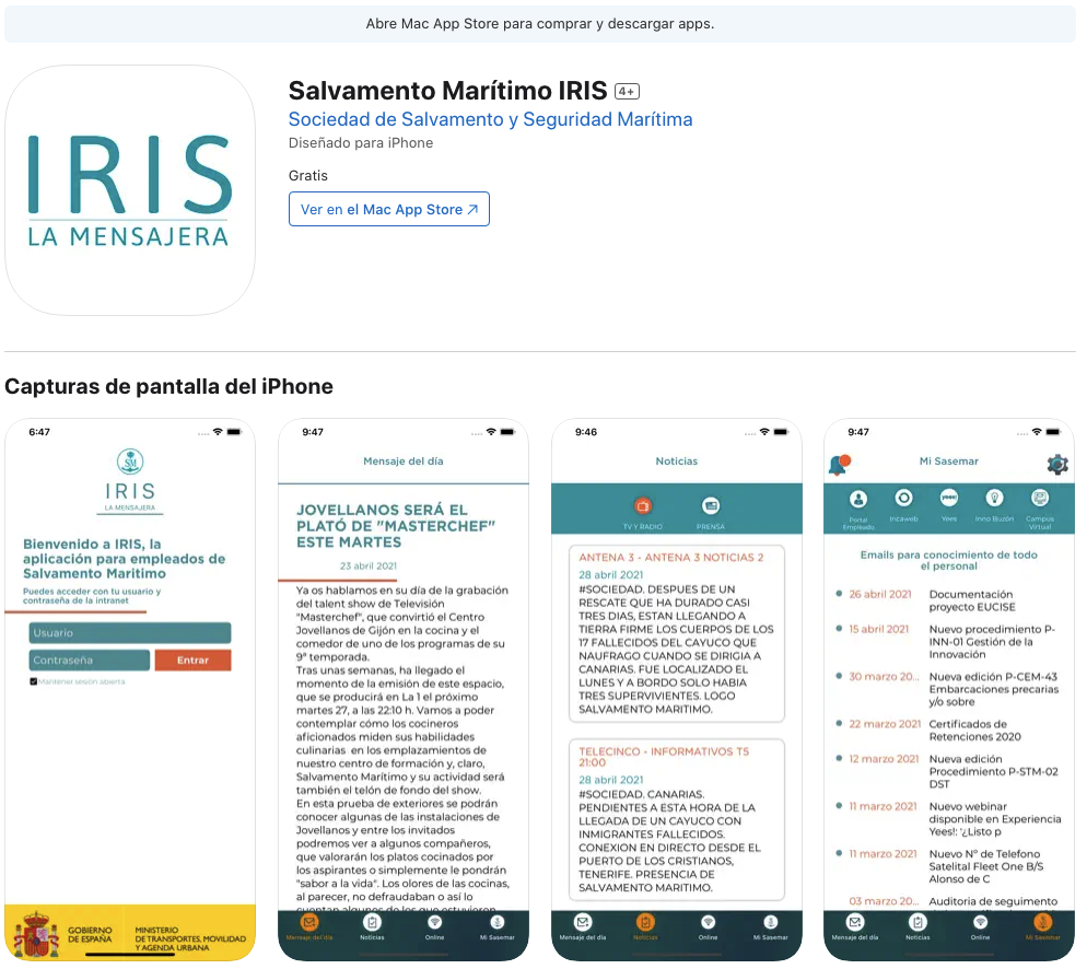 Salvamento Marítimo IRIS